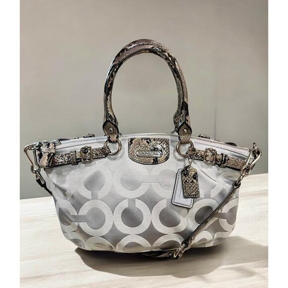 Coach 18650 Madison Sophia OP Art Satchel Bag - Picture 12 of 12